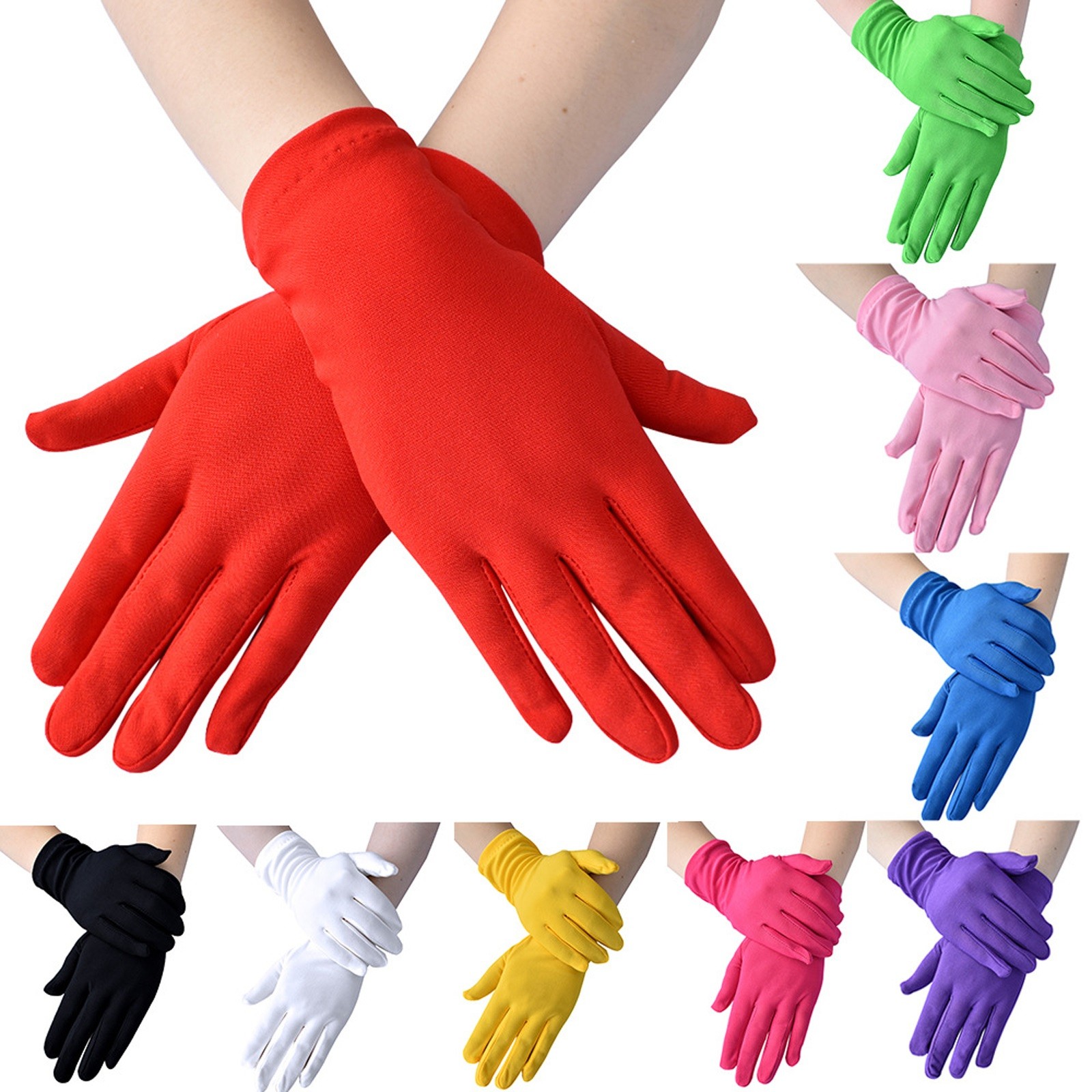Body Jewelry Websites - Sarung Tangan Pendek Opera Elastis Spandex