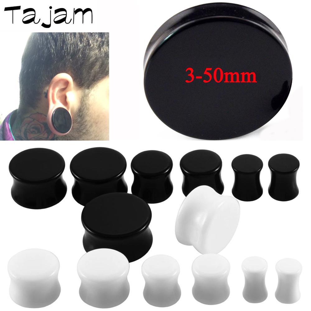 Body Jewelry Ear Gauges - 1 Pasangan 3Mm-50Mm Ukuran Besar Padat