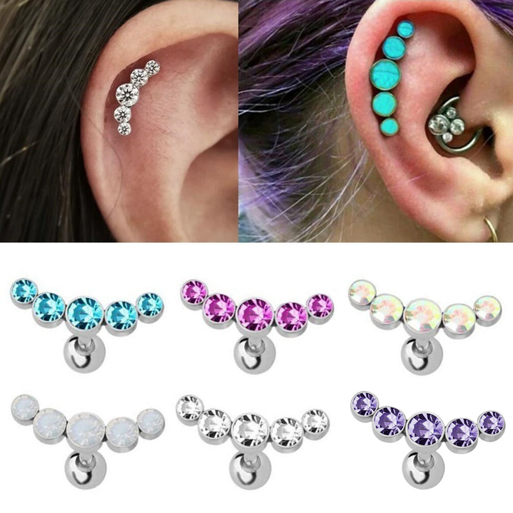 Body Jewelry Ear - 1Pcs Anting Tusuk Baja Tahan Karat