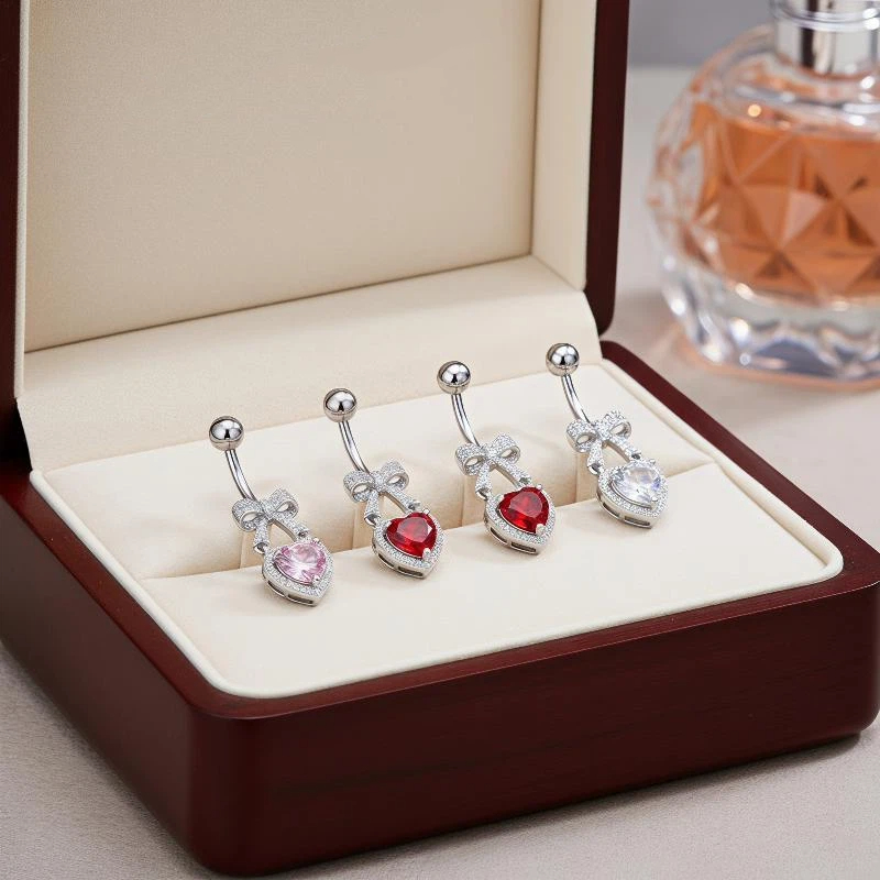 Body Jewelry Hypoallergenic - Cincin Pusar Baja Anti Alergi dengan