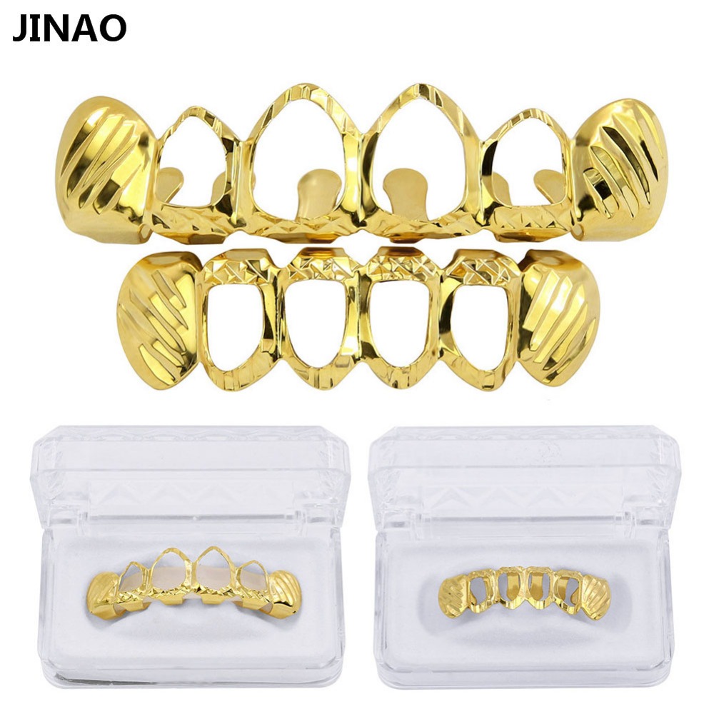 Body Jewelry Lot - JINAO Baru Cocok D-Cut Grillz Set