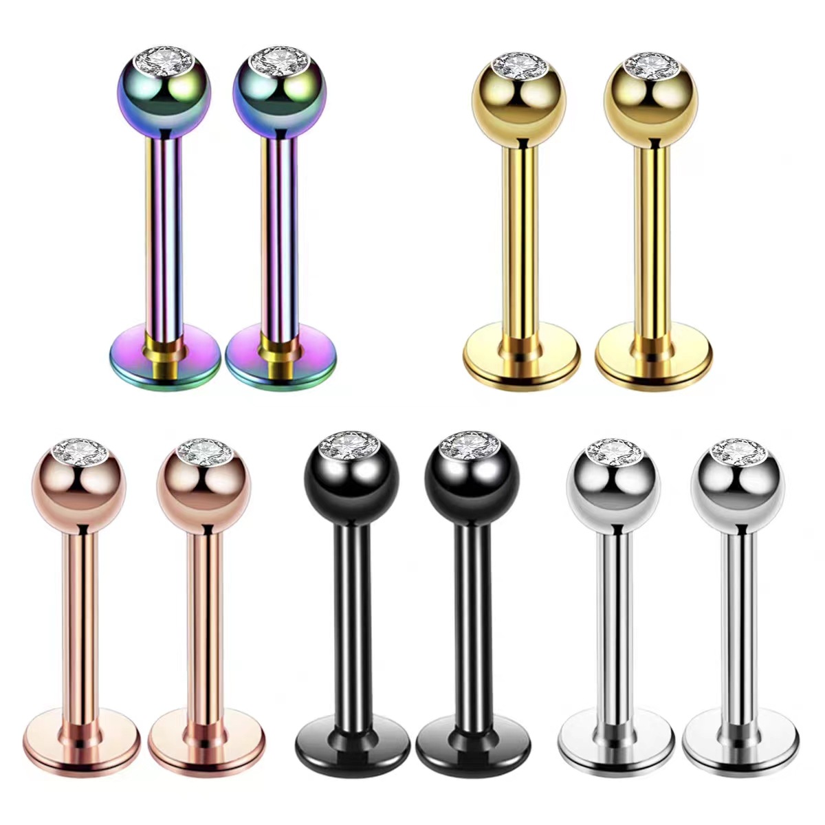Body Jewelry Ear - Perhiasan Anting Tindik Labret Tragus Septum