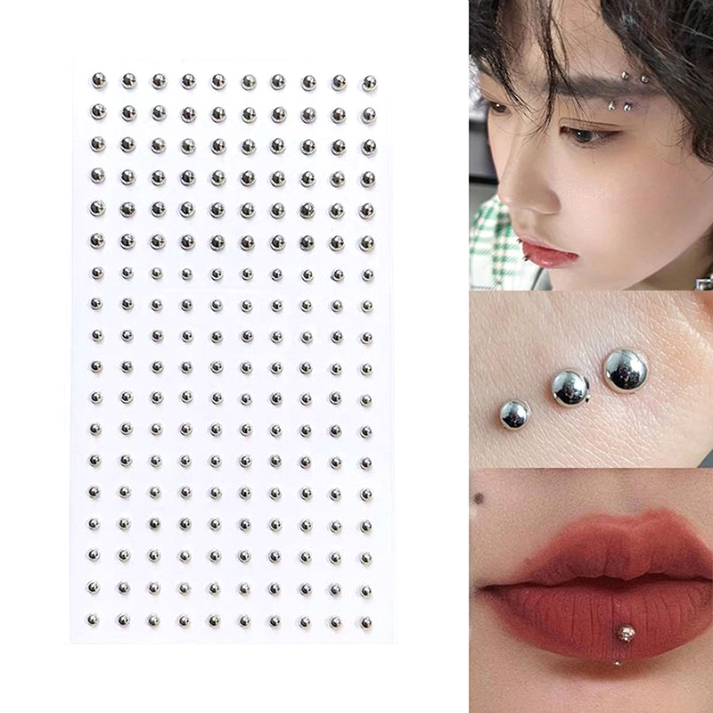 Body Jewelry Ear - Stiker Berlian Imitasi Hiasan Hidung Tempel