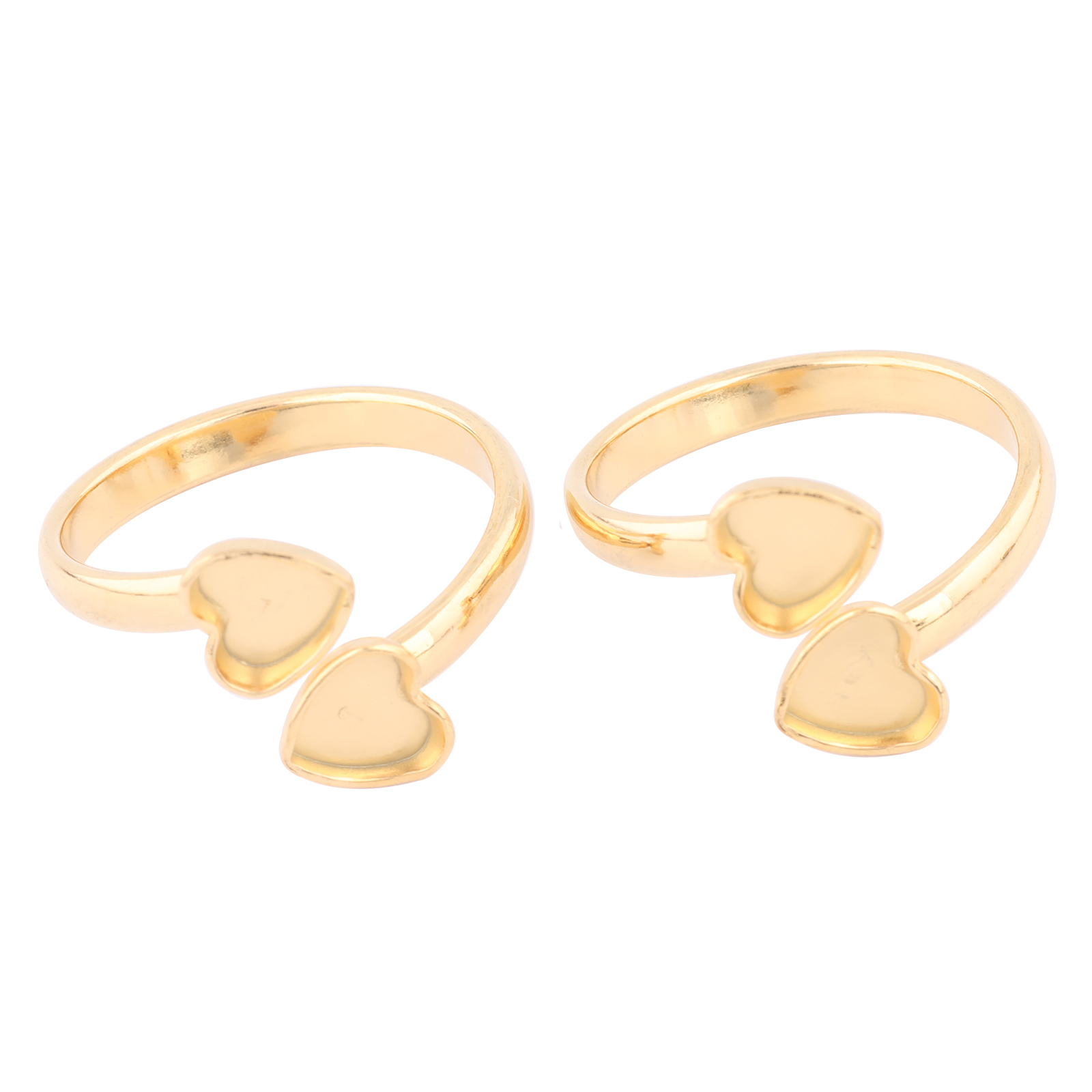 Daith Heart Ring - 10 Buah Baja Tahan Karat Berlapis