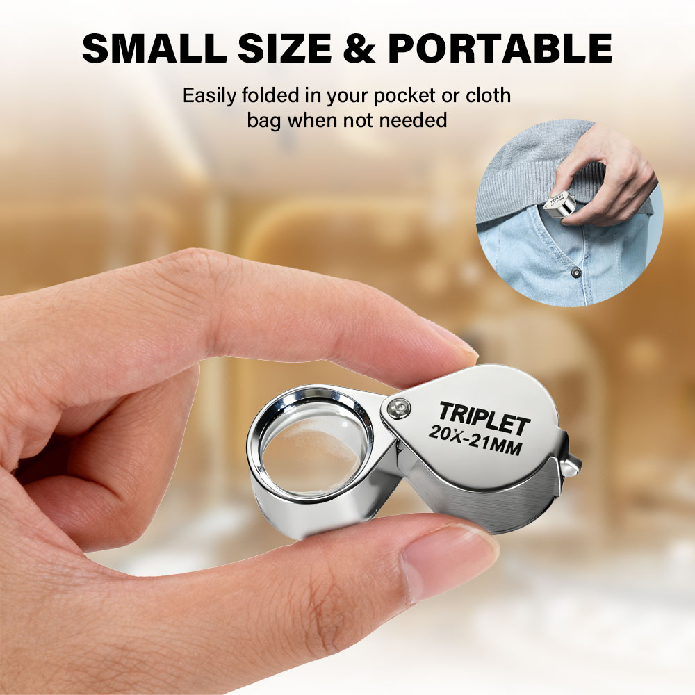 Body Jewelry Websites - Kaca Pembesar Perhiasan 10X-30X dengan Desain