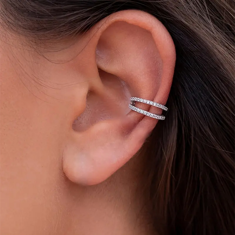 Anting-anting titanium ASTM F1 - Septum Clicker Ring ulasan dan harga
