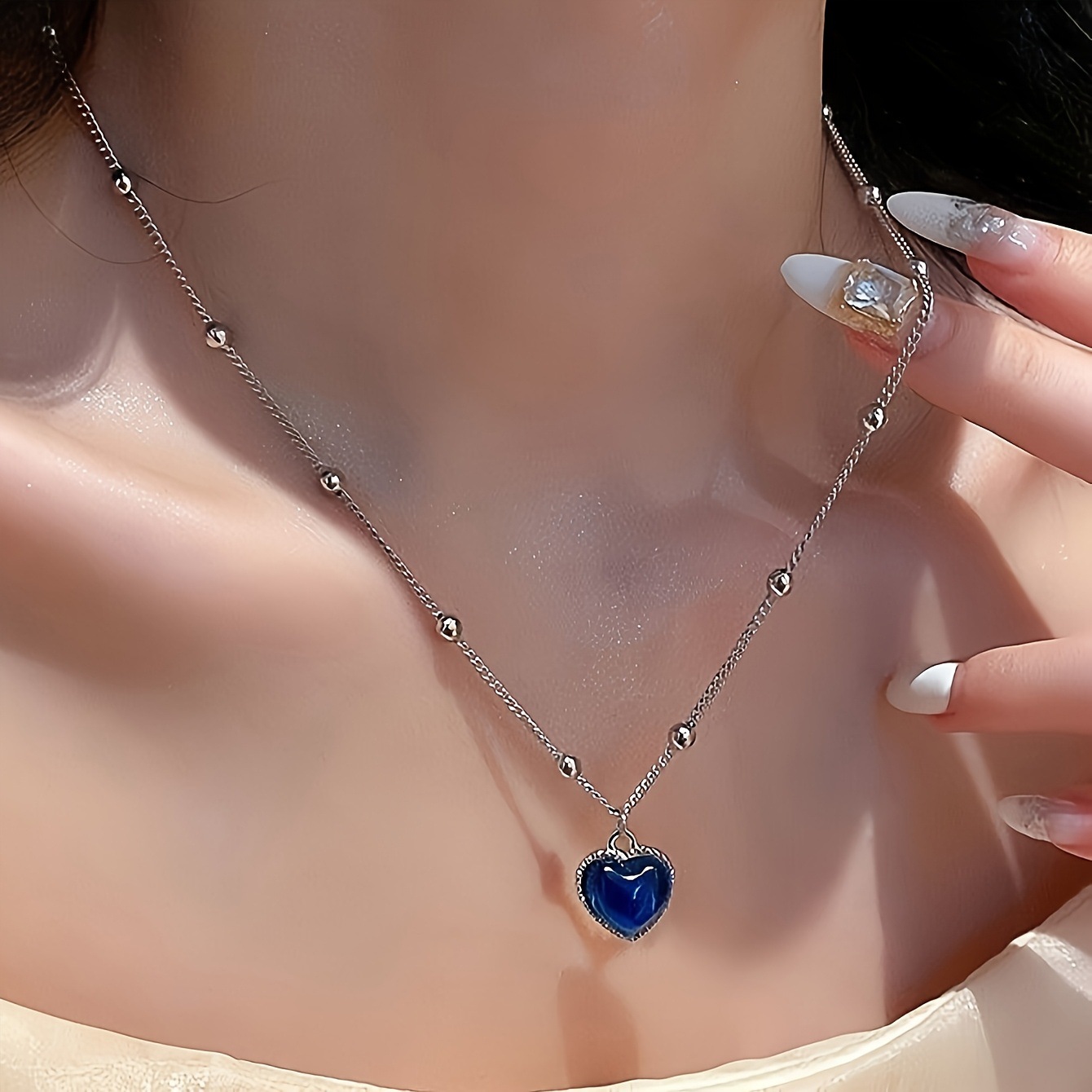 Kalung Liontin Hati Pengubah W - Body Jewelry Websites ulasan dan harga