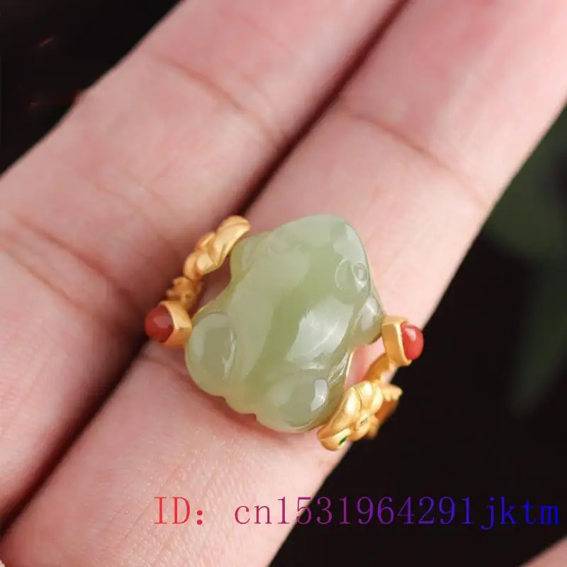 Cincin Katak Giok Hijau Jimat  - Daith Heart Ring ulasan dan harga