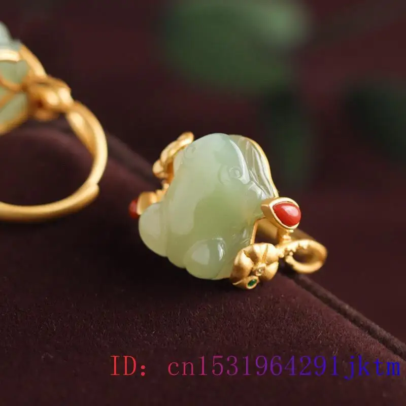 Cincin Katak Giok Hijau Jimat  - Daith Heart Ring ulasan dan harga