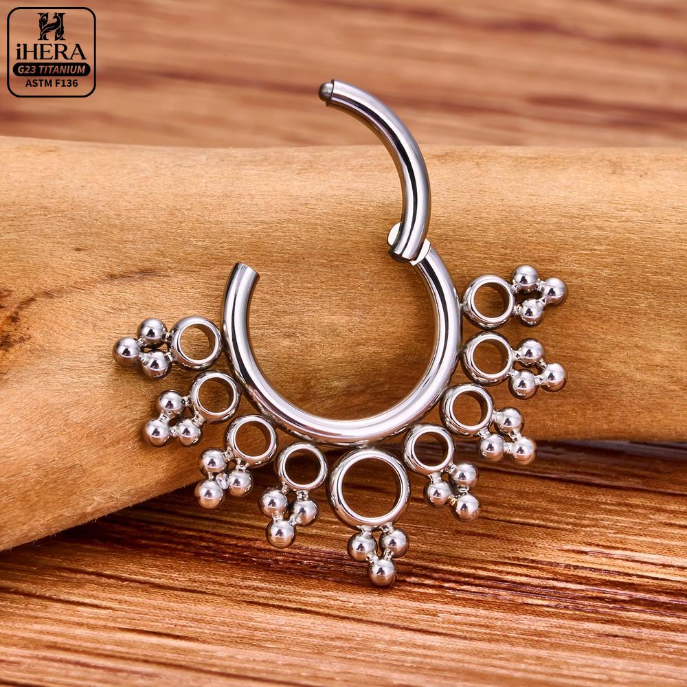Cincin Titanium ASTM F136 Mewa - Septum Clicker Ring ulasan dan harga