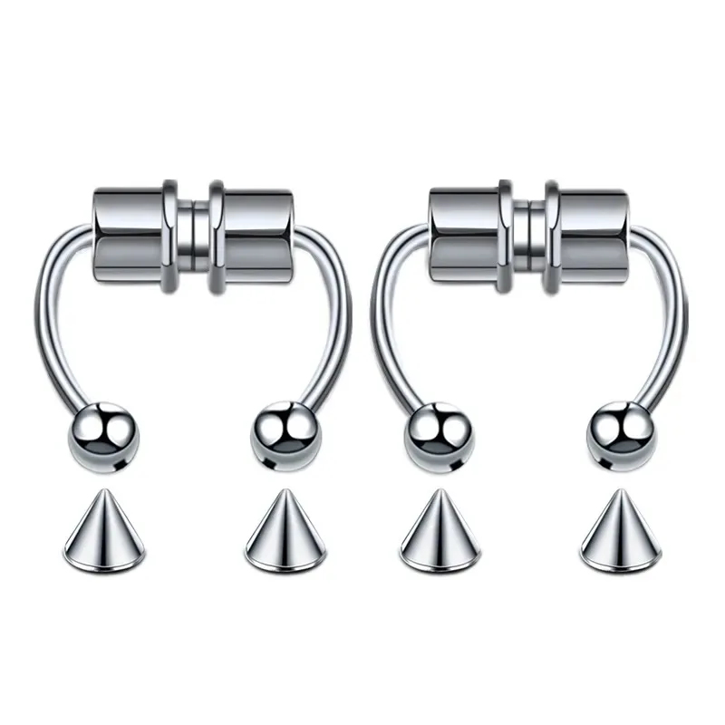1/2/3 Buah Cincin Hidung Magne - Body Jewelry Art ulasan dan harga