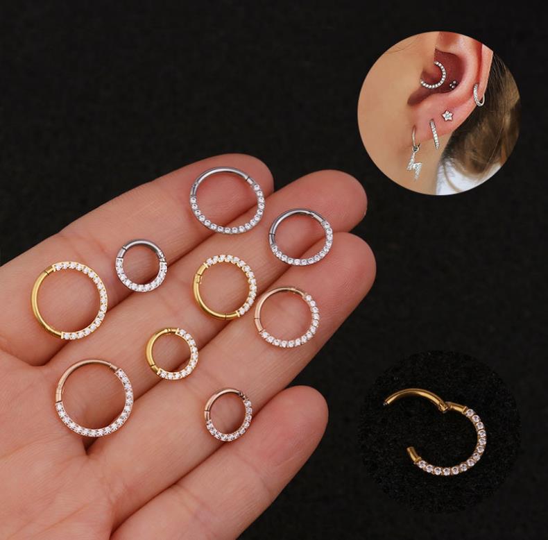 Anting Titanium ASTM F136 G23  - Septum Clicker Ring ulasan dan harga