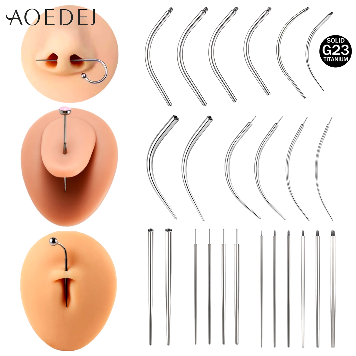 AOEDEJ Kit tindik Titanium G23 - Zs Body Jewelry ulasan dan harga