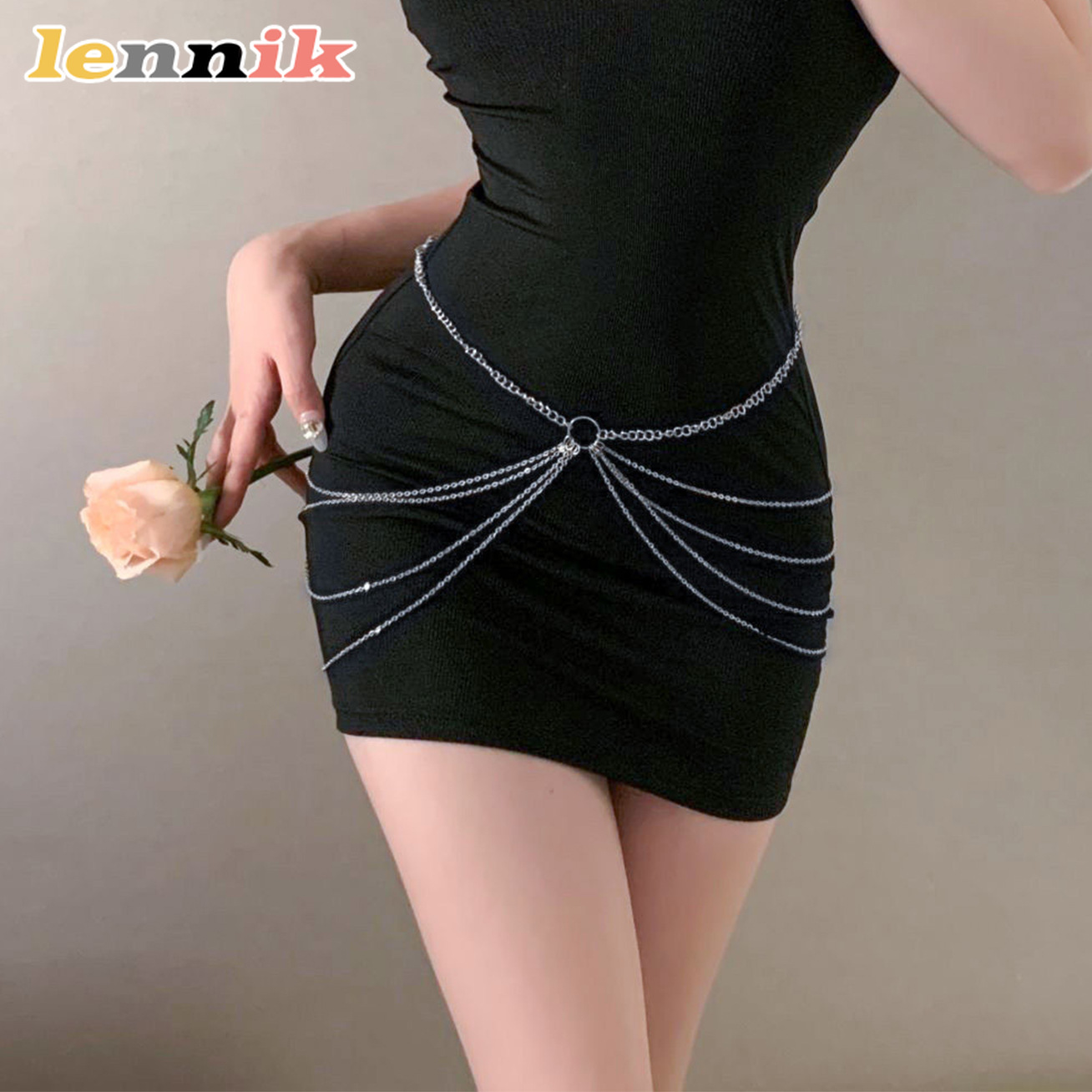 LENNIK Rantai Pinggang Multi-L - Body Jewelry In Bulk ulasan dan harga