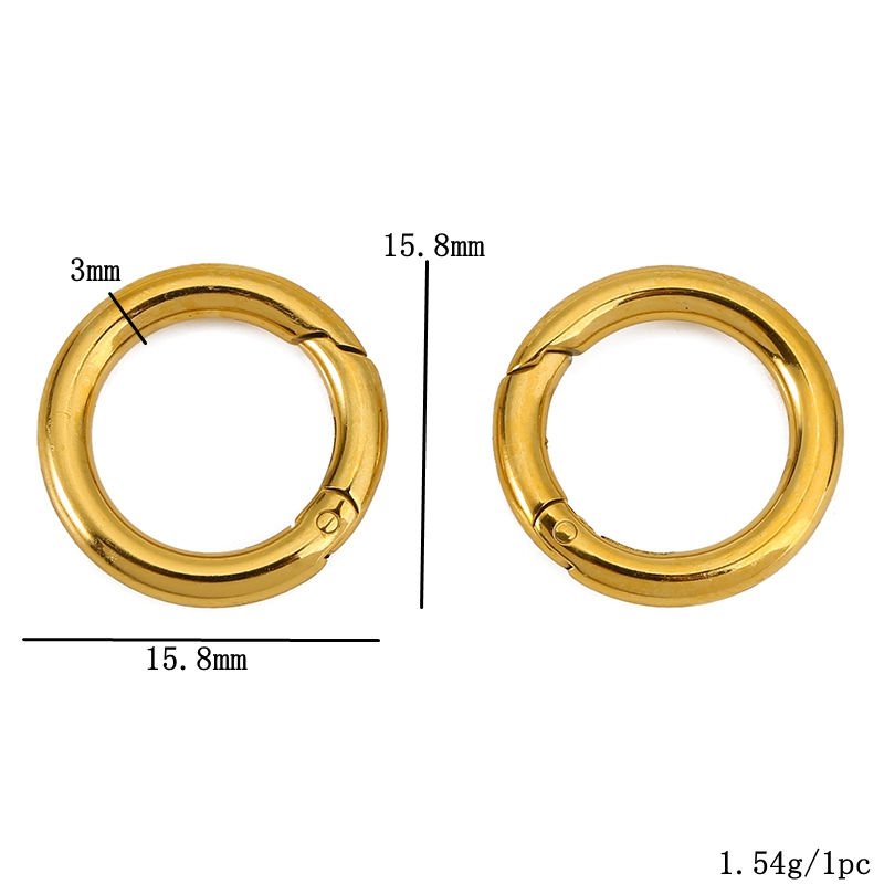 2 Buah Gesper Baja Tahan Karat - Daith Heart Ring ulasan dan harga