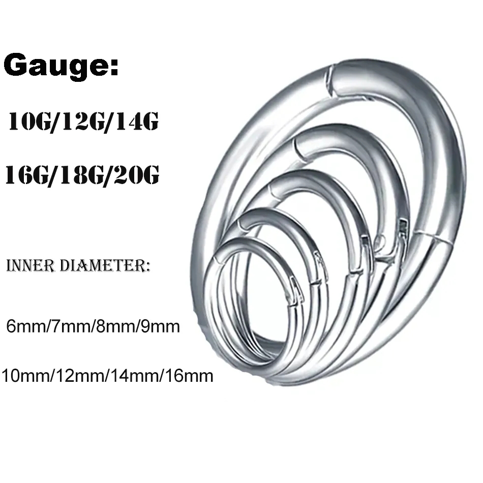1 buah G23 bagian berengsel Ti - Septum Clicker Ring ulasan dan harga