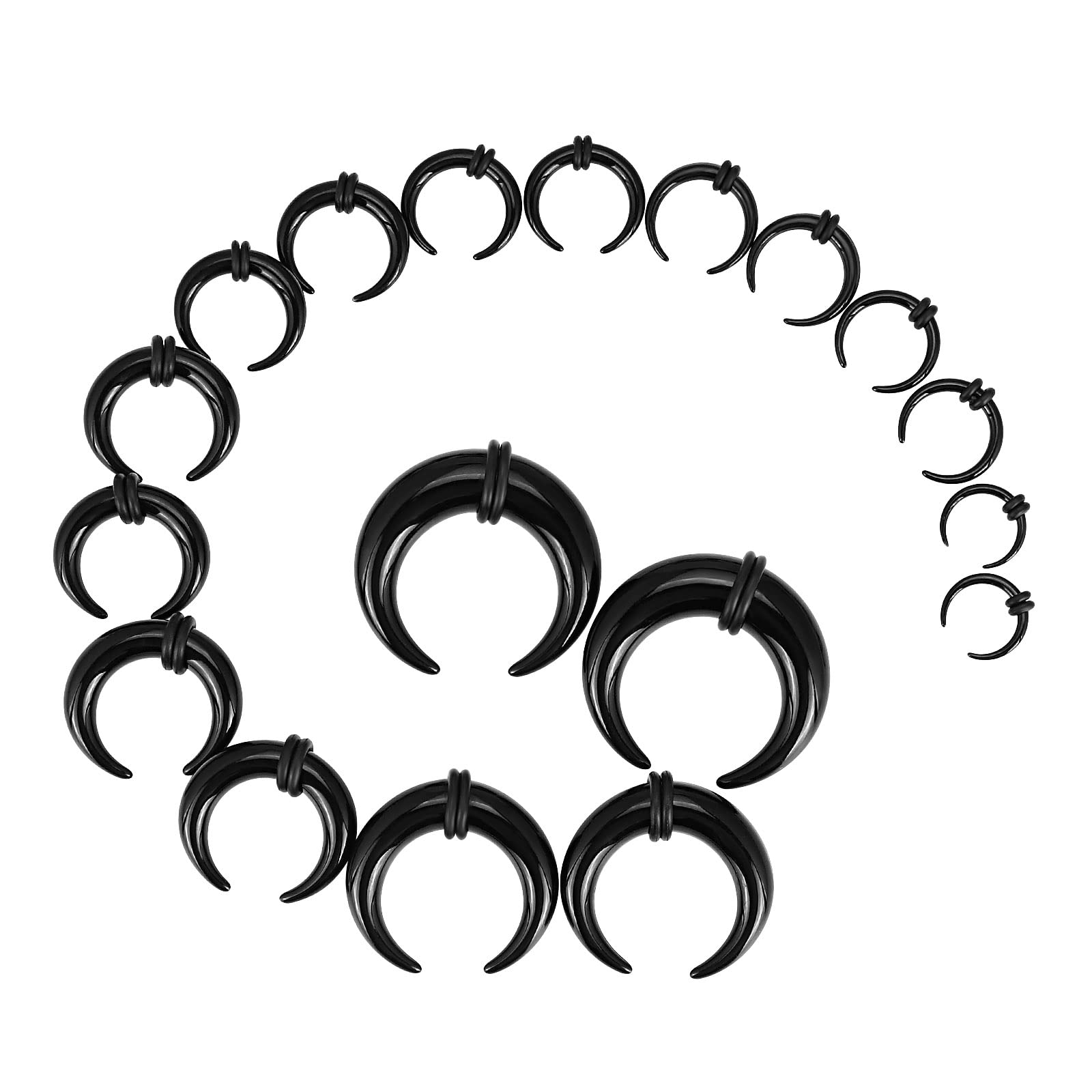 18 buah akrilik Septum Pincher - Septum Clicker Ring ulasan dan harga