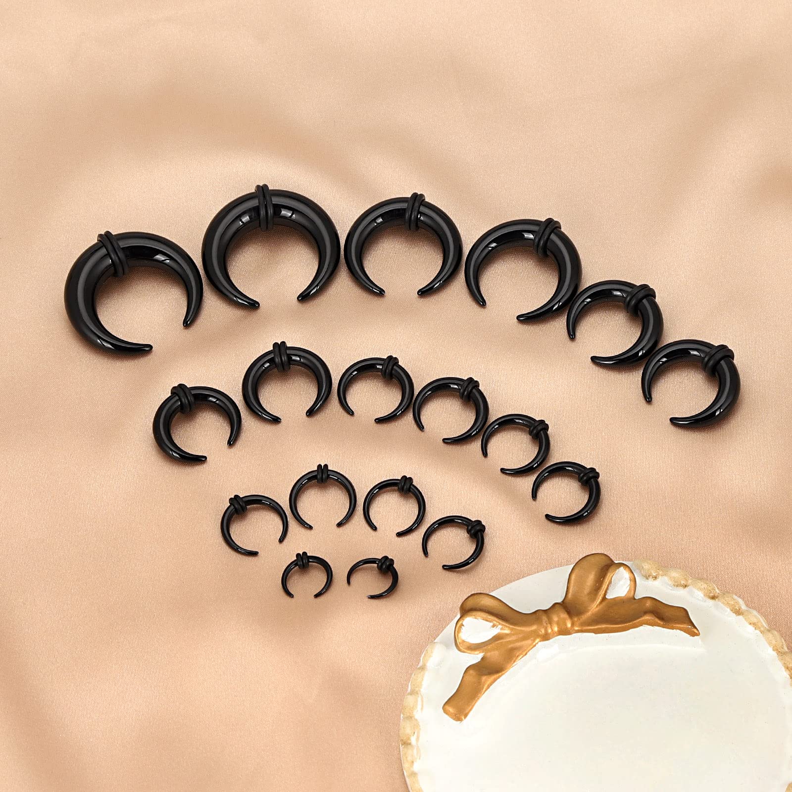 18 buah akrilik Septum Pincher - Septum Clicker Ring ulasan dan harga
