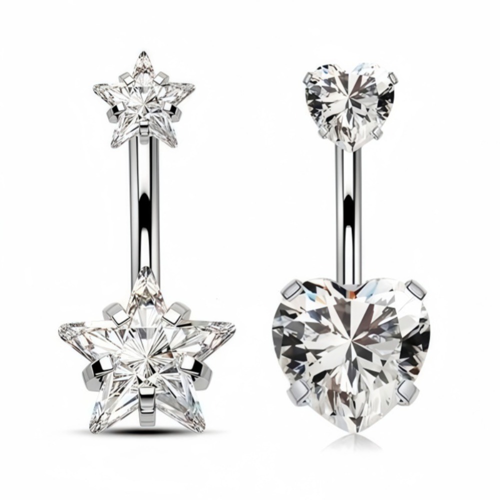 Cincin Pusar Baja Anti Karat Z - Body Jewelry Belly Button Rings ulasan dan harga