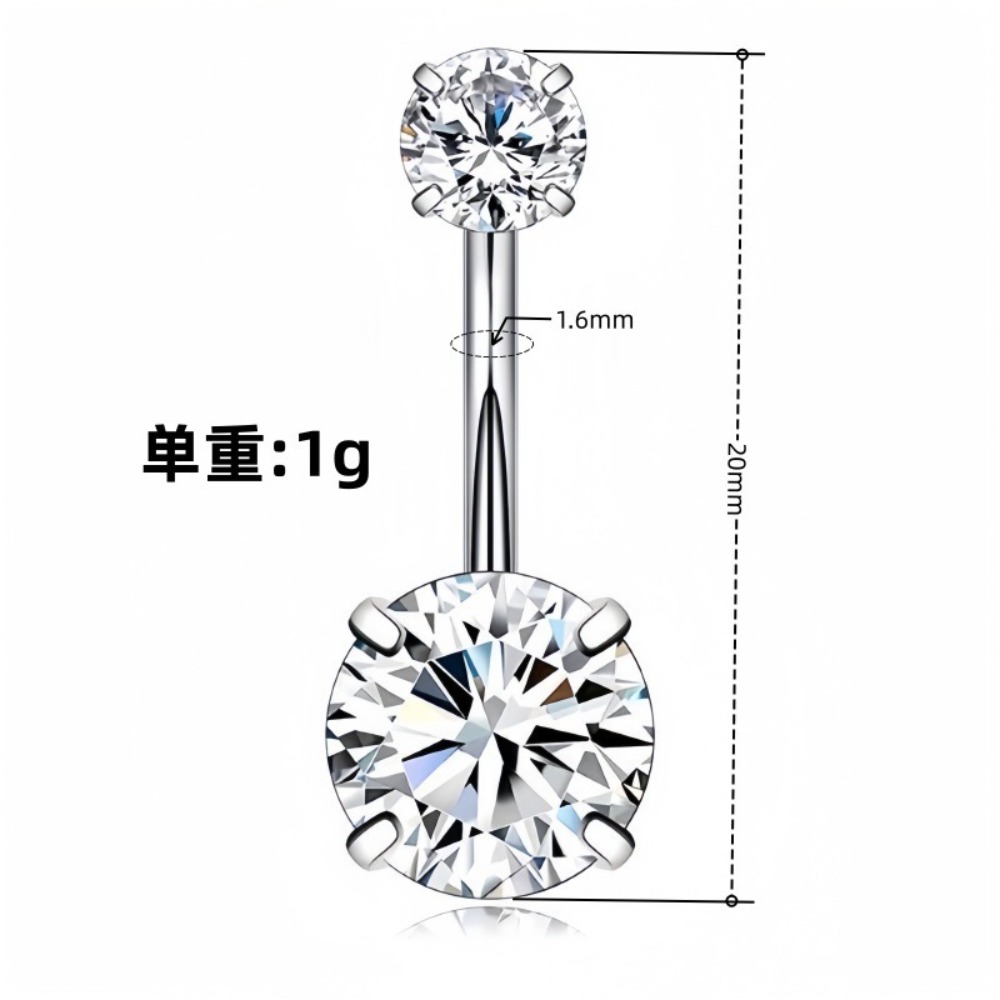 Cincin Pusar Baja Anti Karat Z - Body Jewelry Belly Button Rings ulasan dan harga