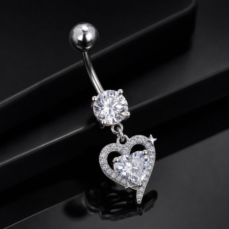 Cincin pusar baja bedah anti-n - Body Jewelry Belly Button Rings ulasan dan harga