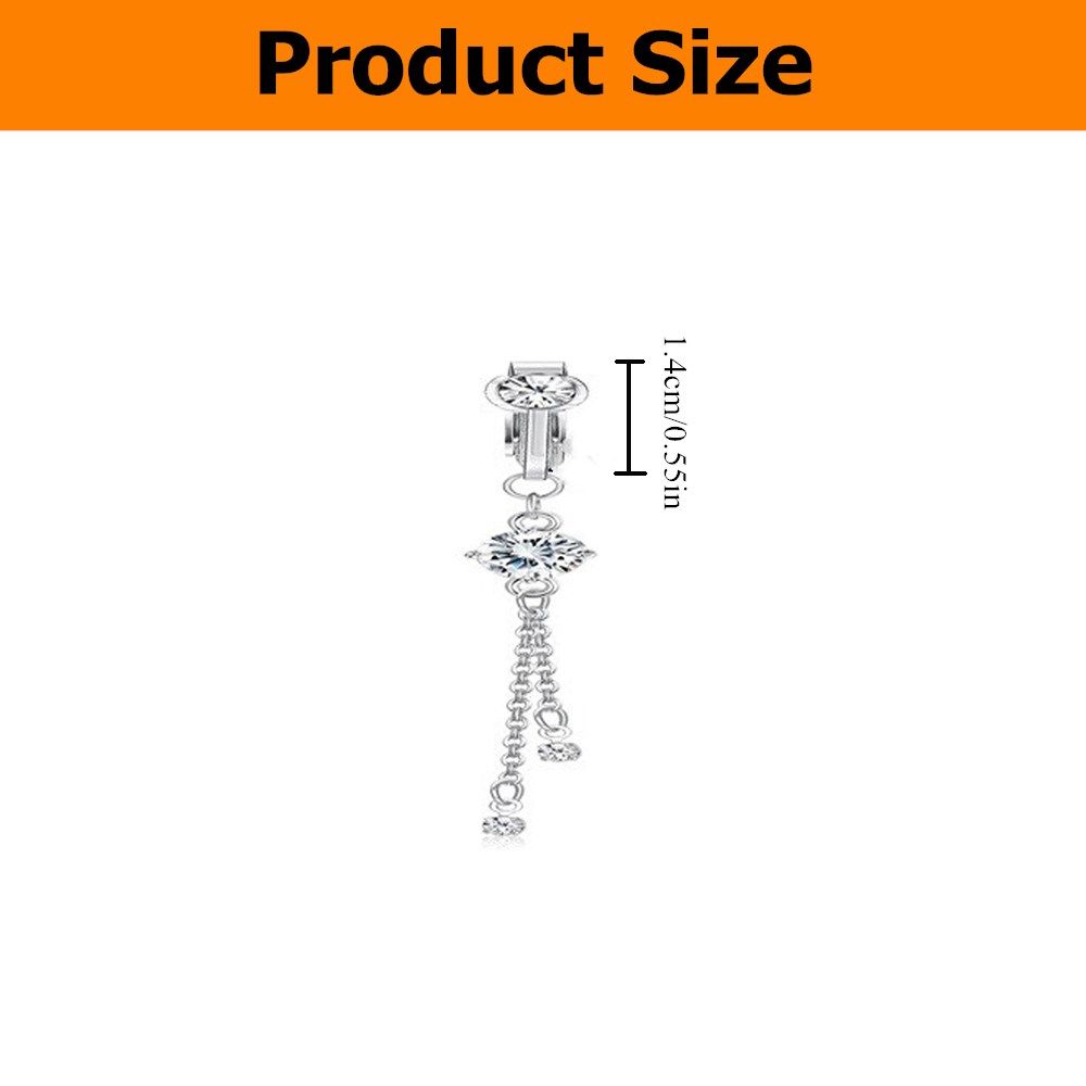 Anting-anting klip untuk pusar - Body Jewelry Belly Button Rings ulasan dan harga