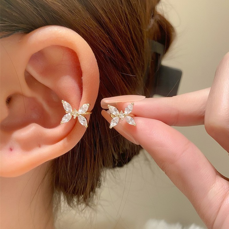 Anting Jepit Kristal Korea unt - Body Jewelry Ear ulasan dan harga
