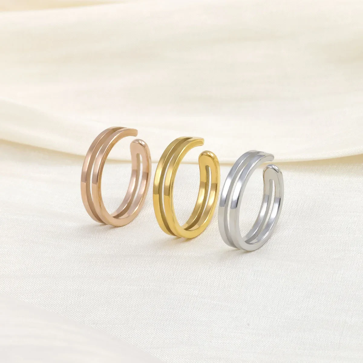 Cincin Lotus berongga wanita,  - Body Jewelry Hypoallergenic ulasan dan harga