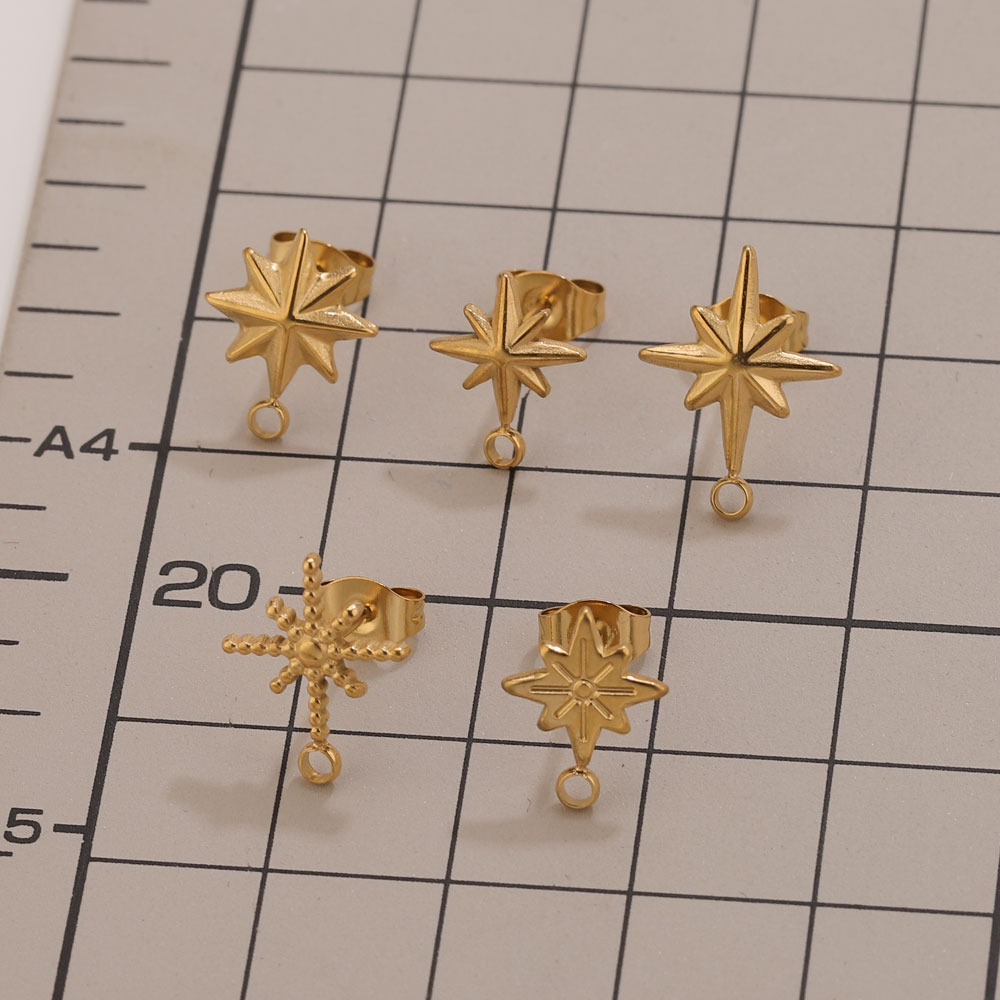 6 pcs Anting-anting Bintang St - Body Jewelry Ear ulasan dan harga