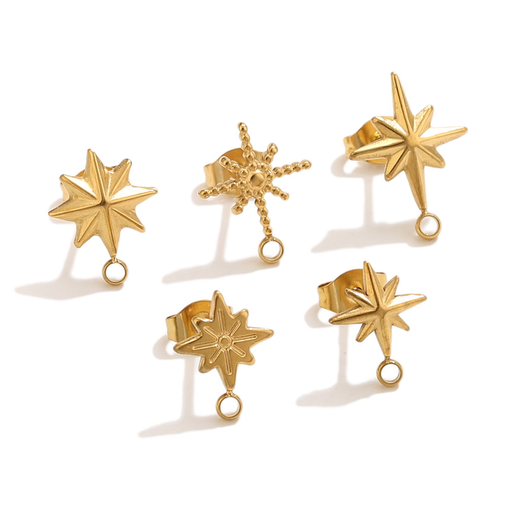 6 pcs Anting-anting Bintang St - Body Jewelry Ear ulasan dan harga