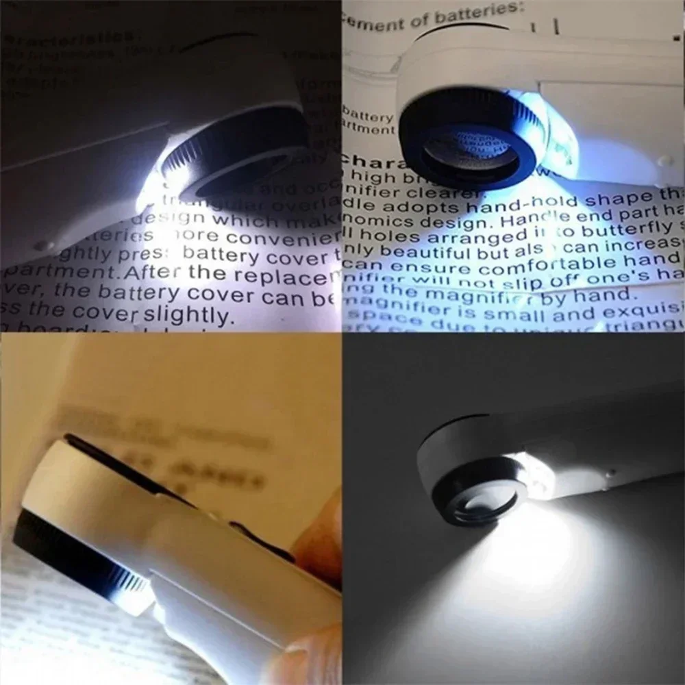 Kaca Pembesar Saku LED Mini 40 - Body Jewelry Websites ulasan dan harga
