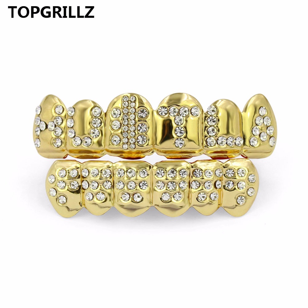 TOPGRILLZ Warna Emas Berlapis  - Body Jewelry Lot ulasan dan harga