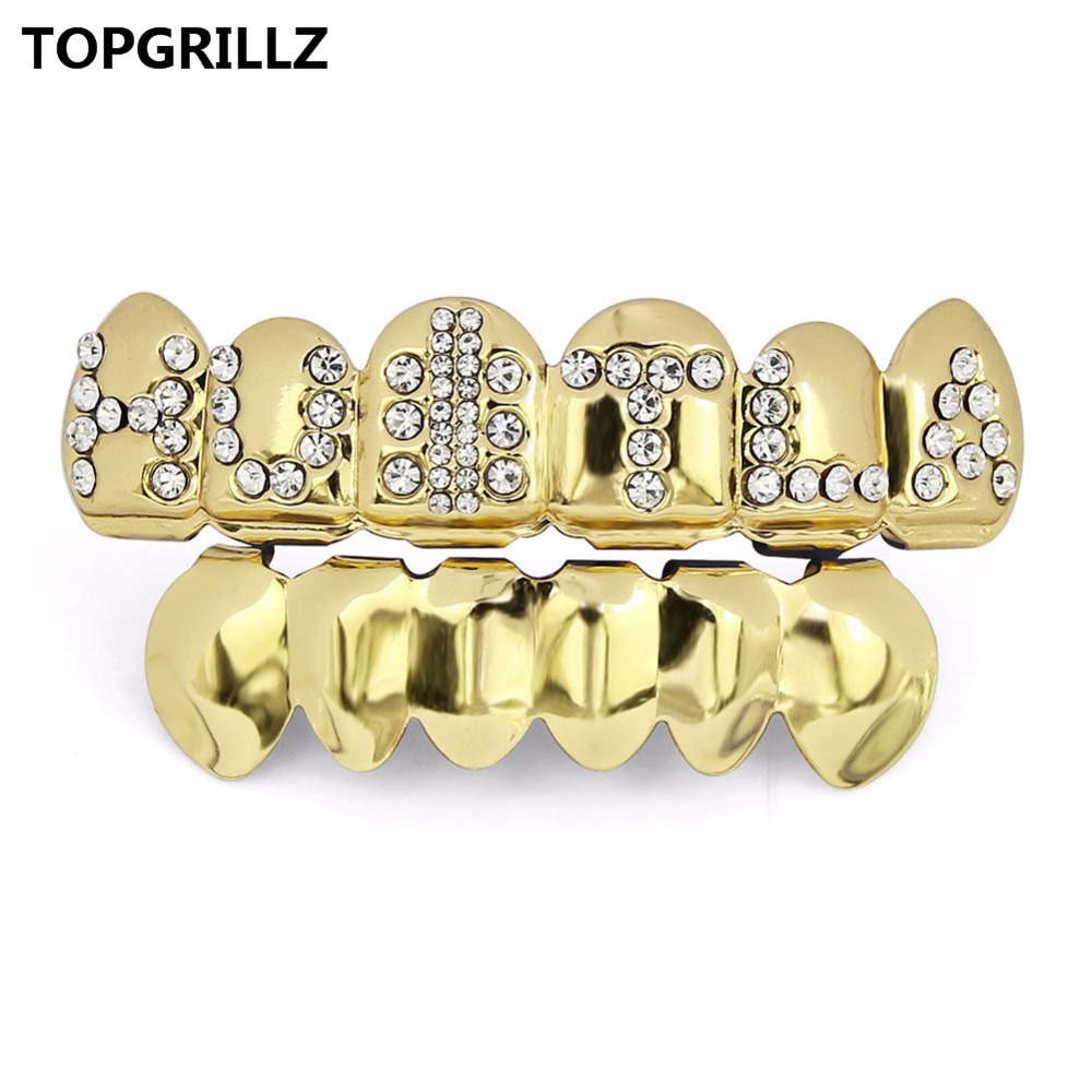 TOPGRILLZ Warna Emas Berlapis  - Body Jewelry Lot ulasan dan harga