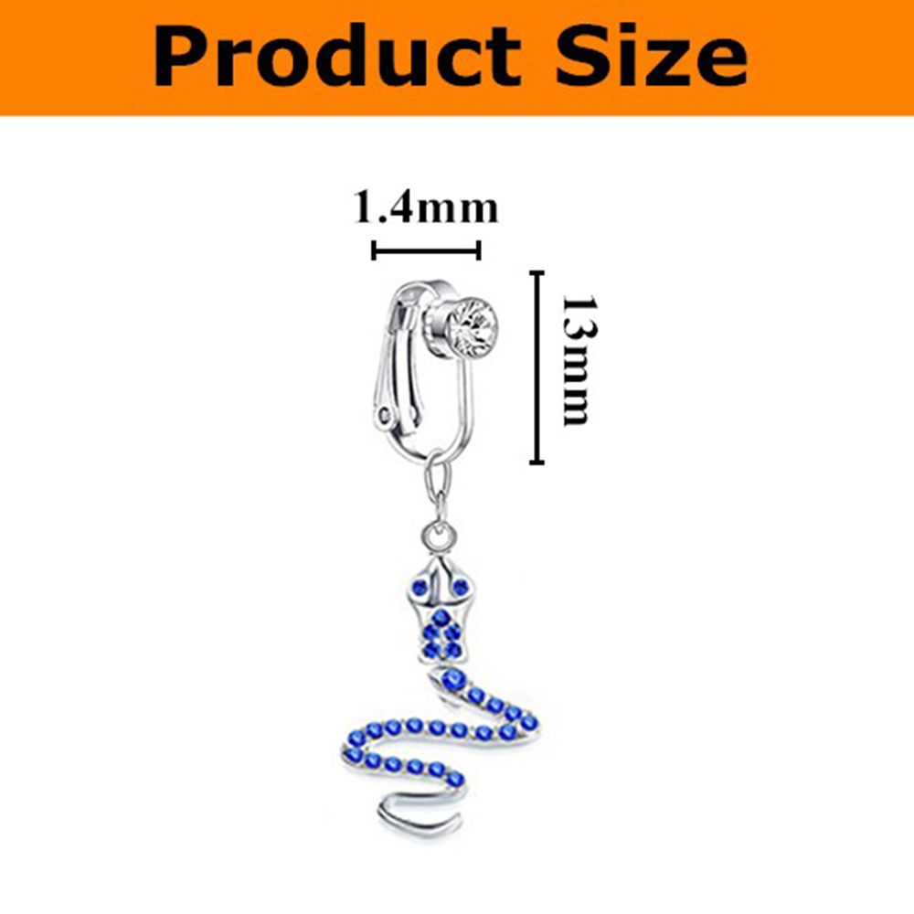 Anting-anting jepit kupu-kupu  - Body Jewelry Belly Button Rings ulasan dan harga