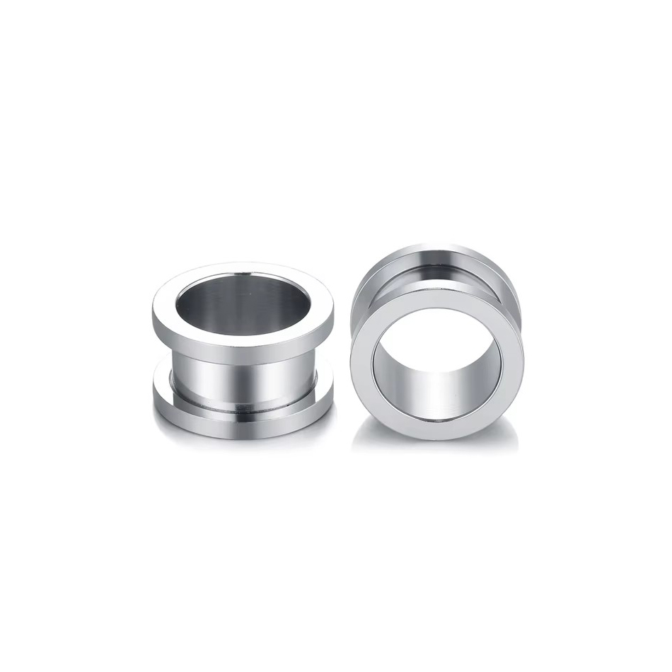 1 pasang sumbat telinga baja t - Body Jewelry Ear Gauges ulasan dan harga