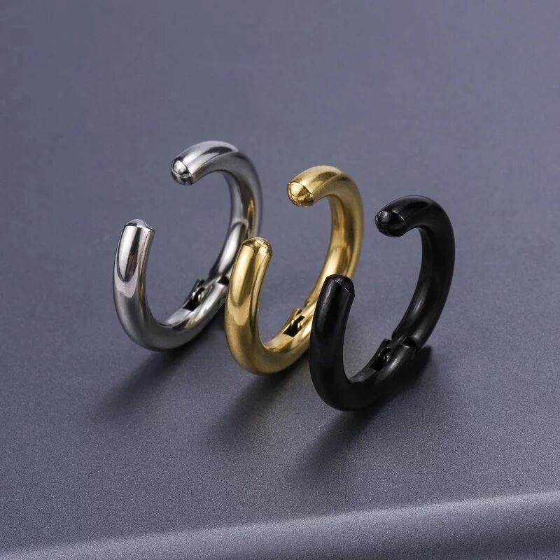 2/6 buah anting-anting Hoop Hu - Body Jewelry Ear ulasan dan harga