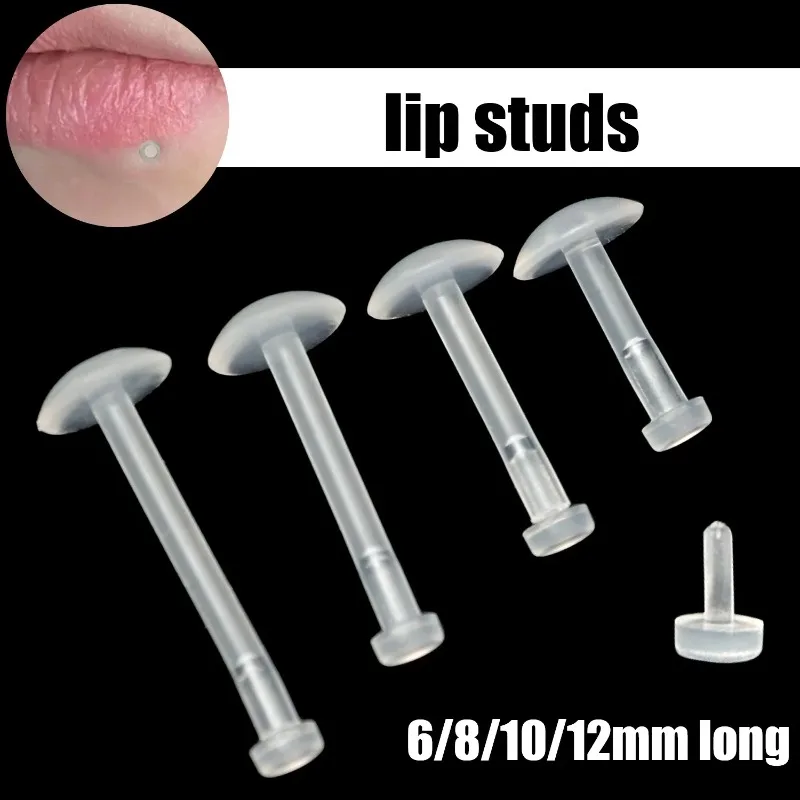 10PC Batang Akrilik Transparan - Body Jewelry Ear Gauges ulasan dan harga