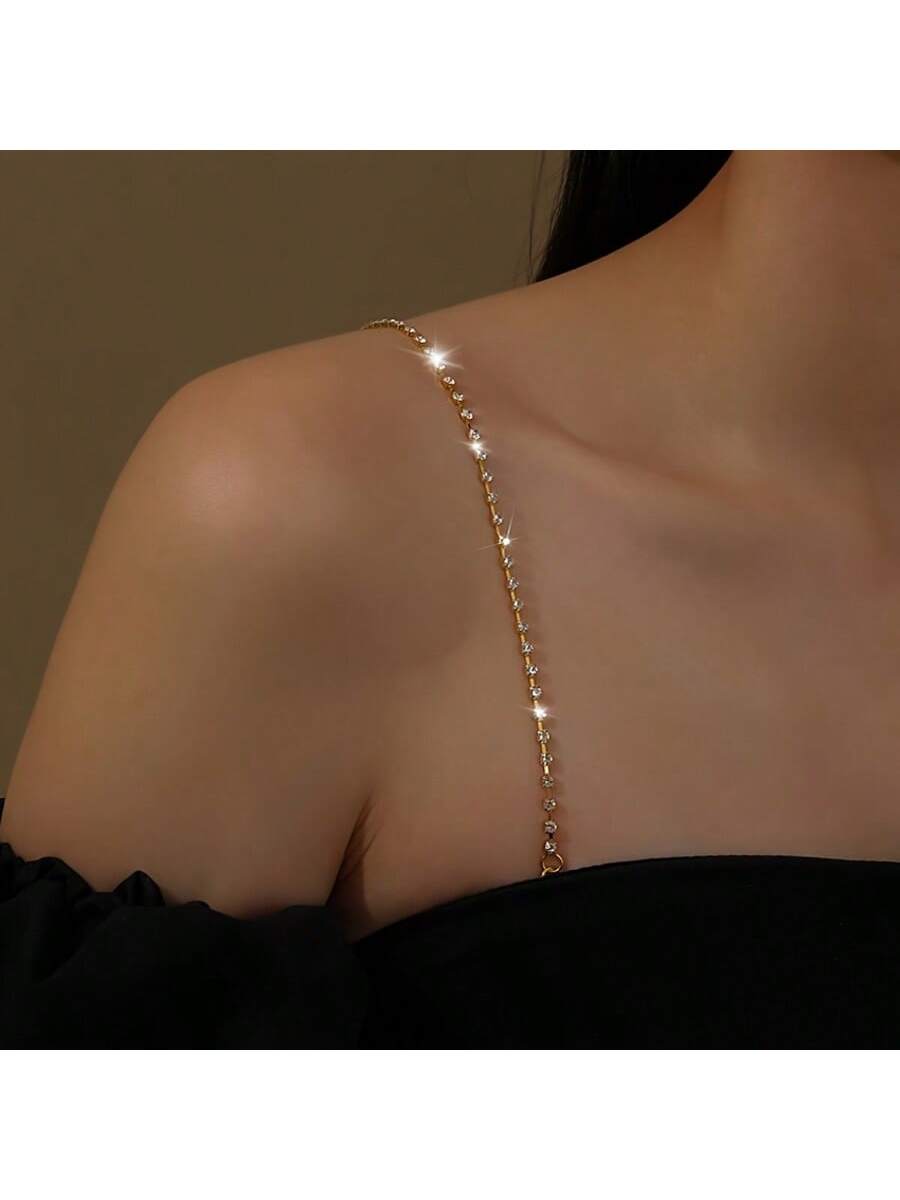 Tali bra berlian imitasi elega - Body Jewelry Art ulasan dan harga