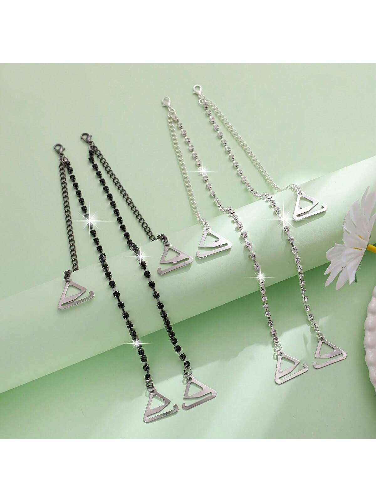 Tali bra berlian imitasi elega - Body Jewelry Art ulasan dan harga