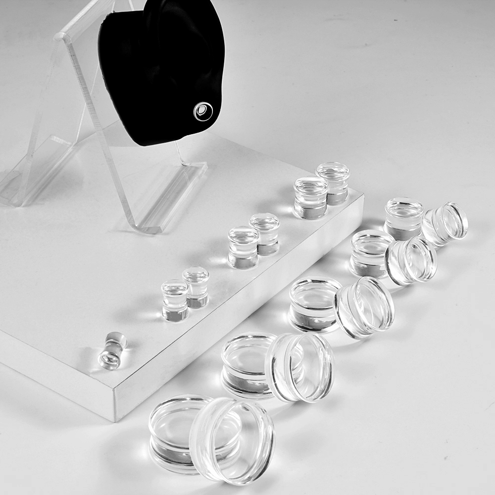1 Pasang anting tindik telinga - Body Jewelry Ear Gauges ulasan dan harga