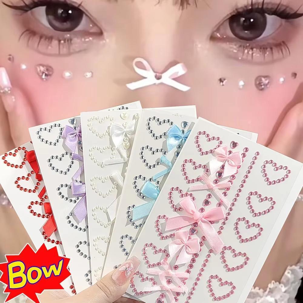 1 Lembar Stiker Tato Berlian K - Body Jewelry Art ulasan dan harga