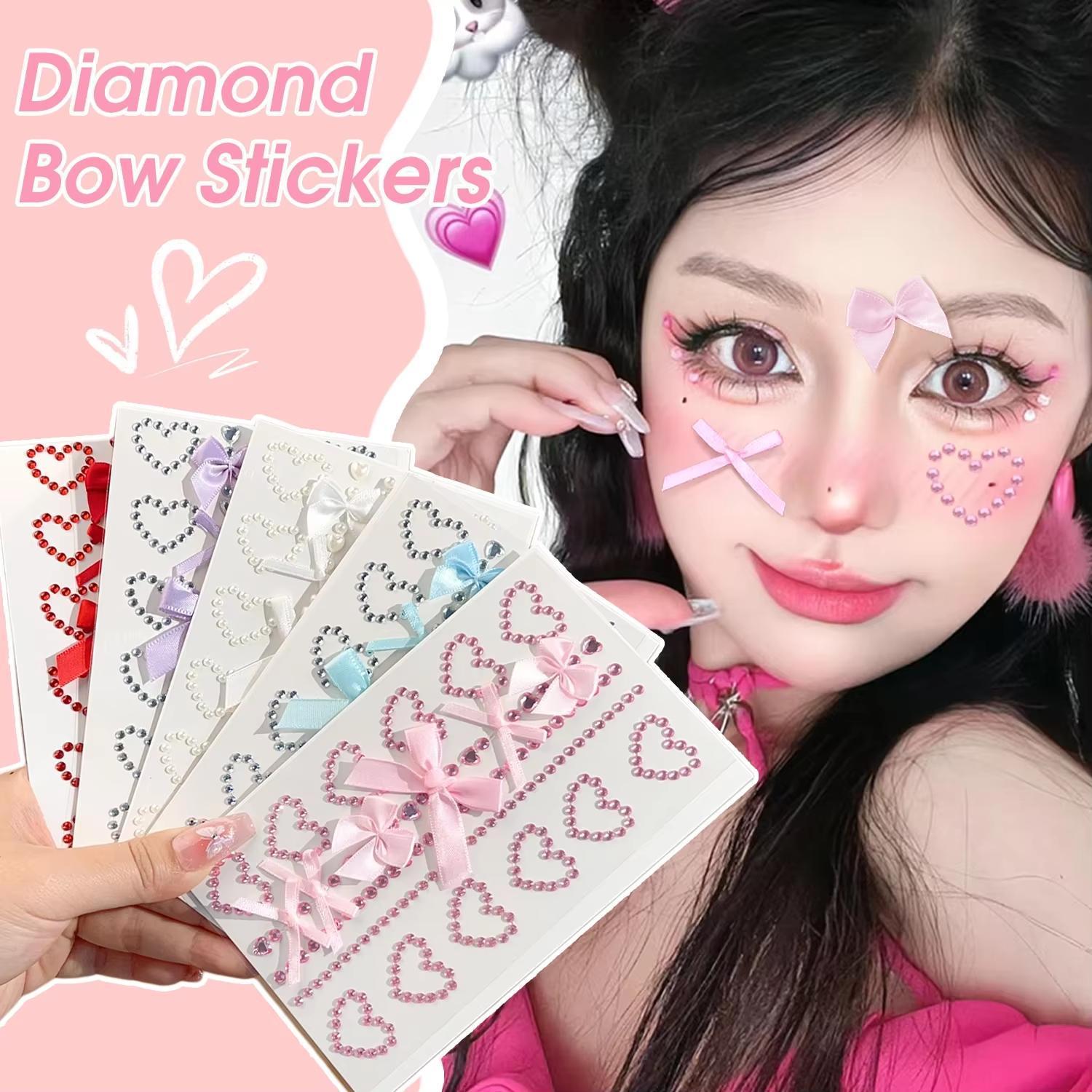 1 Lembar Stiker Tato Berlian K - Body Jewelry Art ulasan dan harga