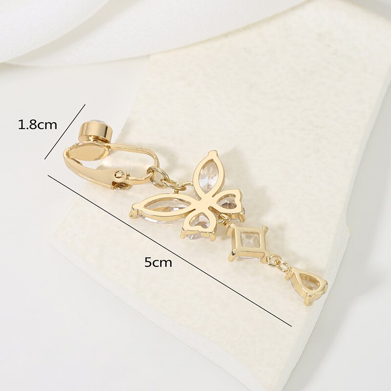 Cincin kancing perut klip bent - Body Jewelry Belly Button Rings ulasan dan harga