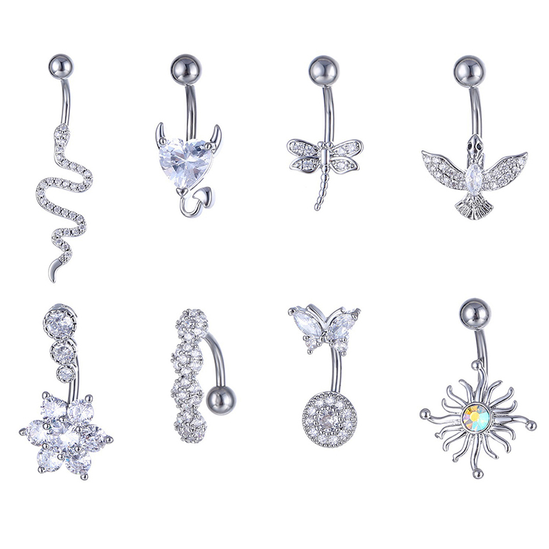 Cincin pusar berlubang persona - Body Jewelry Universe ulasan dan harga