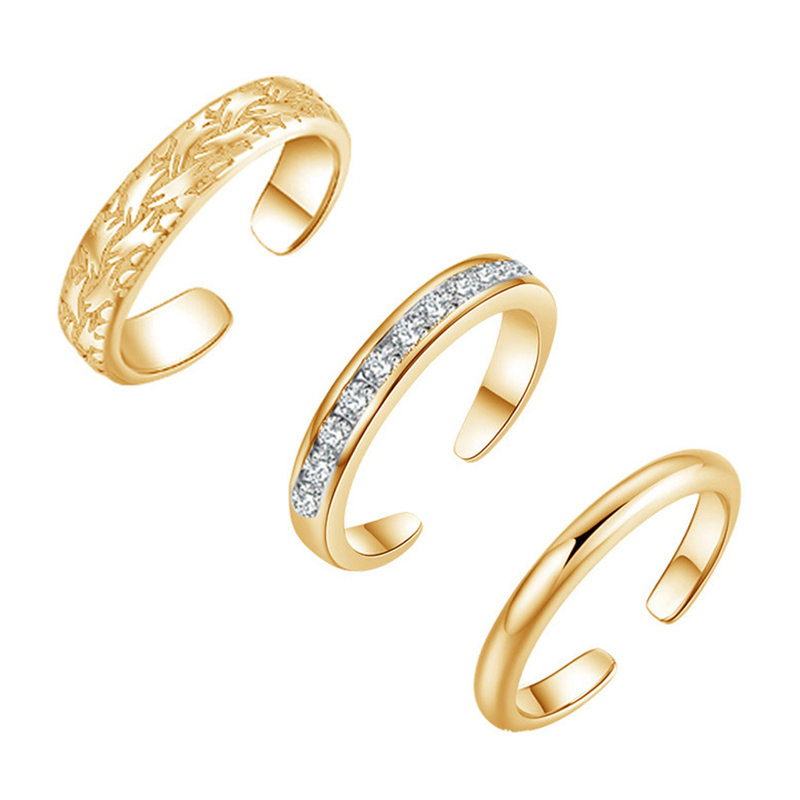 Cincin Jari Kaki Wanita Trio S - Body Jewelry Lot ulasan dan harga