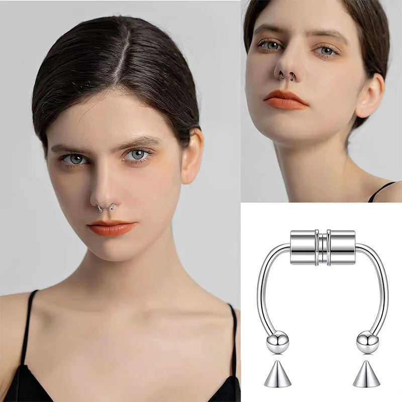 Cincin tindik hidung palsu, pe - Body Jewelry Art ulasan dan harga