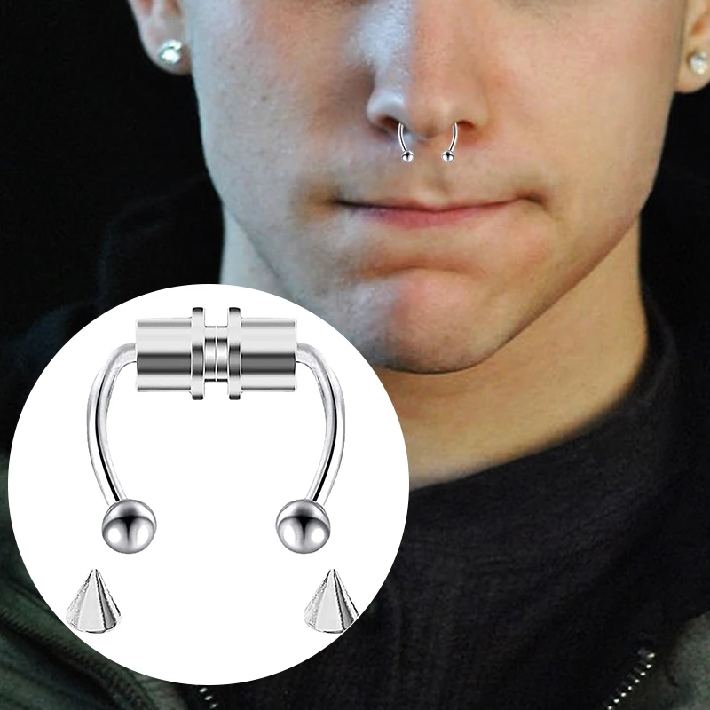 Cincin tindik hidung palsu, pe - Body Jewelry Art ulasan dan harga