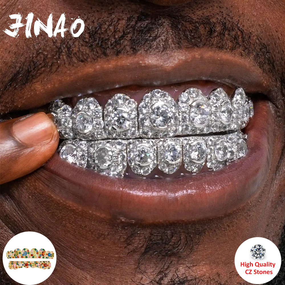 JINAO Hip Hop Full Iced Out 8  - Body Jewelry Lot ulasan dan harga