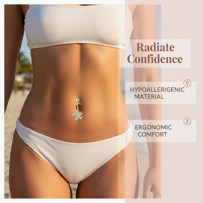 Cincin Pusar Berkilau dari Baj - Body Jewelry Belly Button Rings ulasan dan harga
