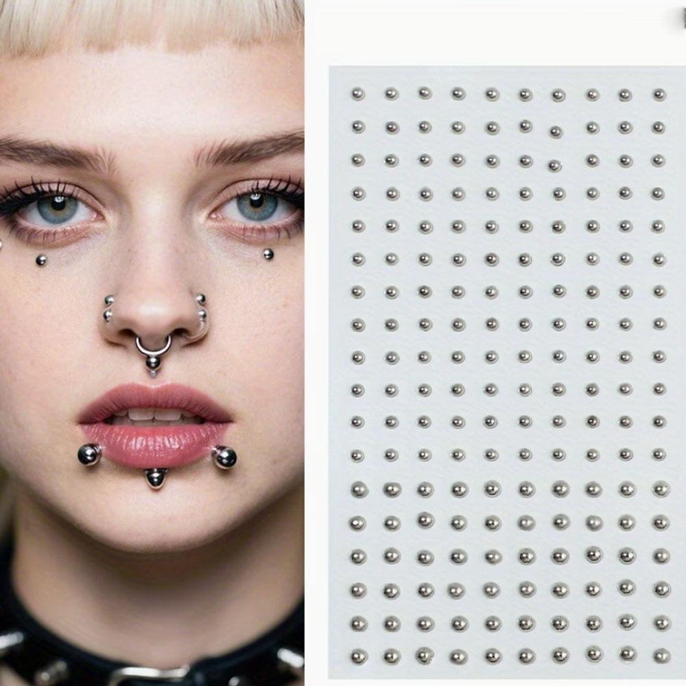 58-180pcs Set Stiker Kuku Bibi - Body Jewelry Belly Button Rings ulasan dan harga